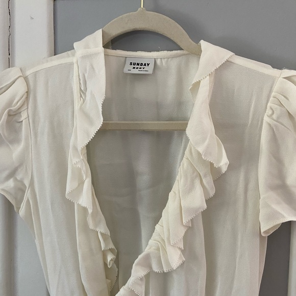 White wrap dress - Picture 2 of 6